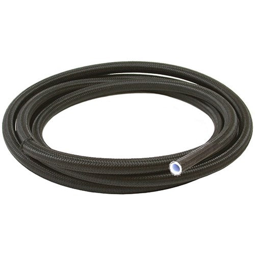 250 SERIES BLACK NYLON PTFE TEFLON BRAIDED STAINLESS STEEL HOSE PER METRE