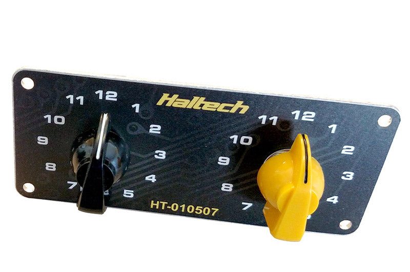 Dual Switch Panel Kit - includes Yellow knob