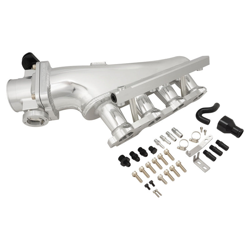 Proflow Intake Manifold Kit, For Nissan SR20 S14/S15, Fabricated Aluminium,76mm Throttle Body, Fuel Rail Kit