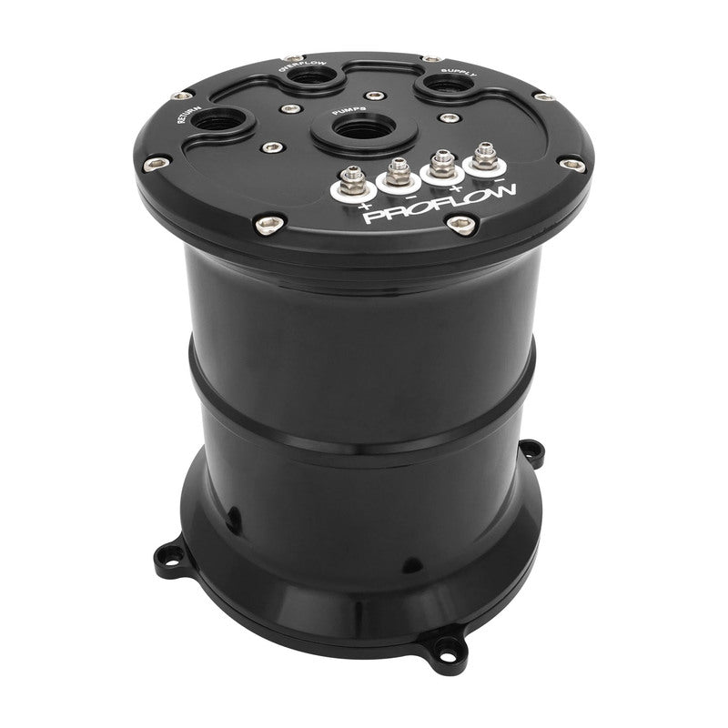 Proflow Surge Tank Kit, Triple 39mm Fuel Pumps, EFI, 2.5L, Billet Aluminium, Black Anodised
Part Number:PFEFCA020