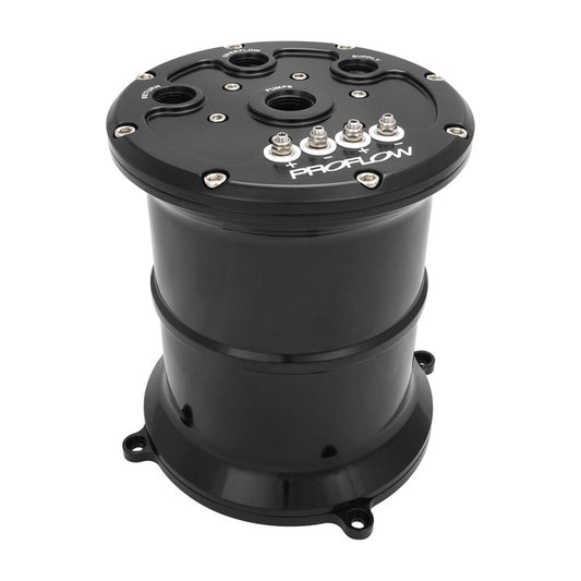 Proflow Surge Tank Kit, Triple 39mm Fuel Pumps, EFI, 2.5L, Billet Aluminium, Black Anodised
Part Number:PFEFCA020