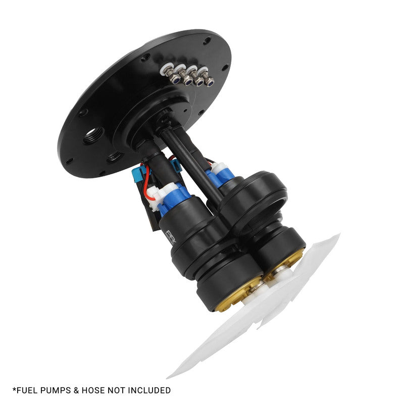 Proflow Surge Tank Kit, Triple 39mm Fuel Pumps, EFI, 2.5L, Billet Aluminium, Black Anodised
Part Number:PFEFCA020