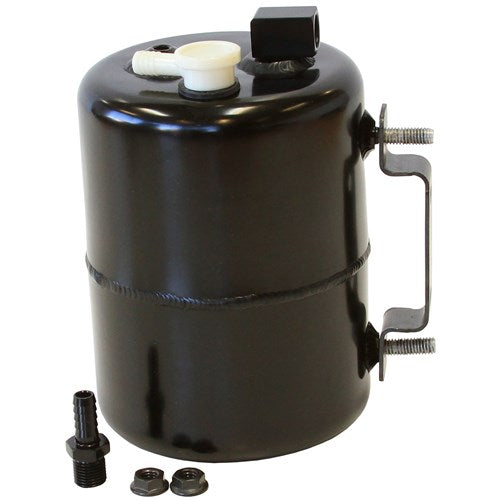 Brake Vacuum Reservoir Tank - Polished or black
Includes Mounts & Fittings. 6.75" (170mm) Tall x 5" (125mm) Diameter
PRODUCT CODE:
AF77-1018