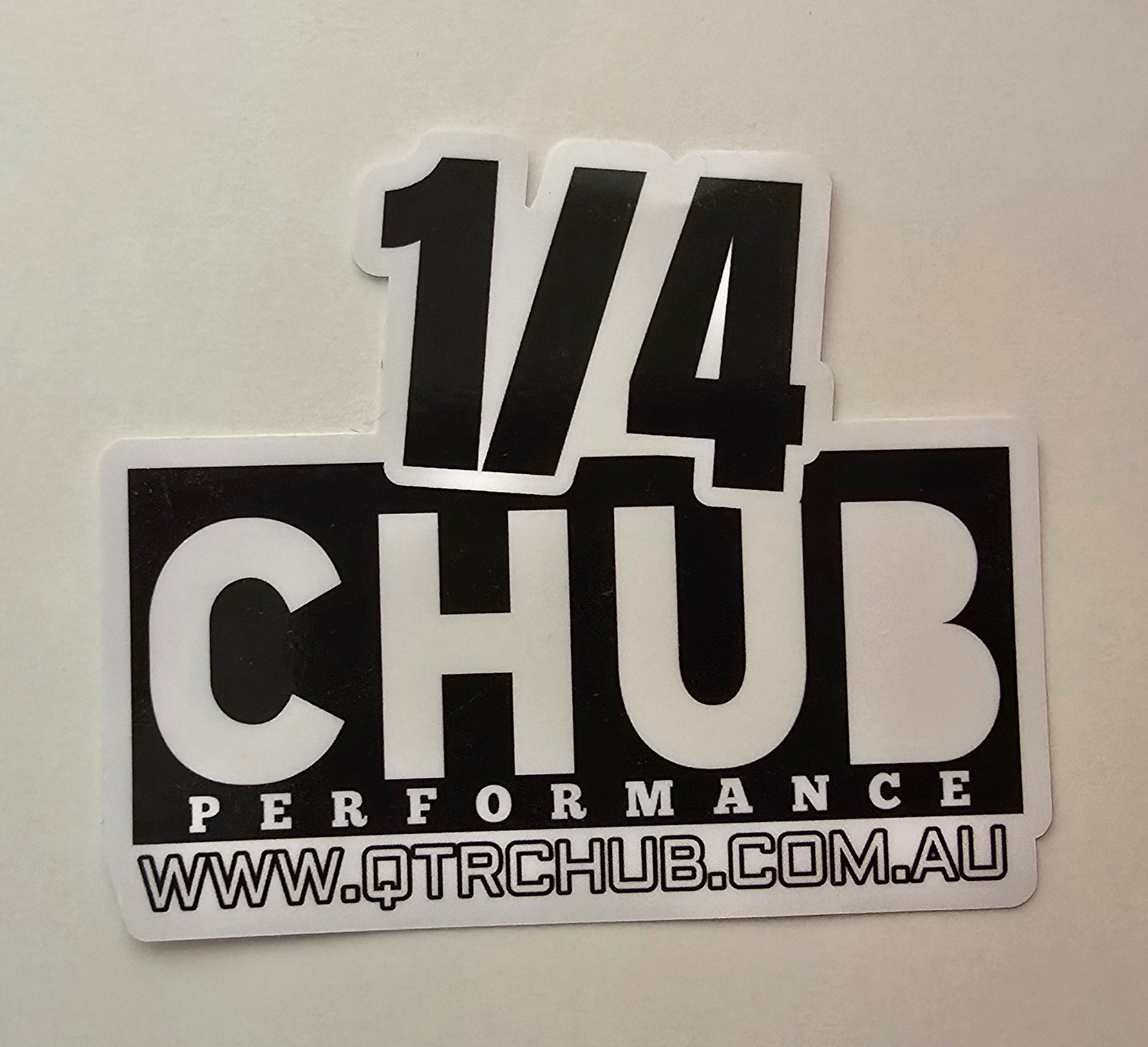 10 x 10cm sticker – 1/4 chub performance