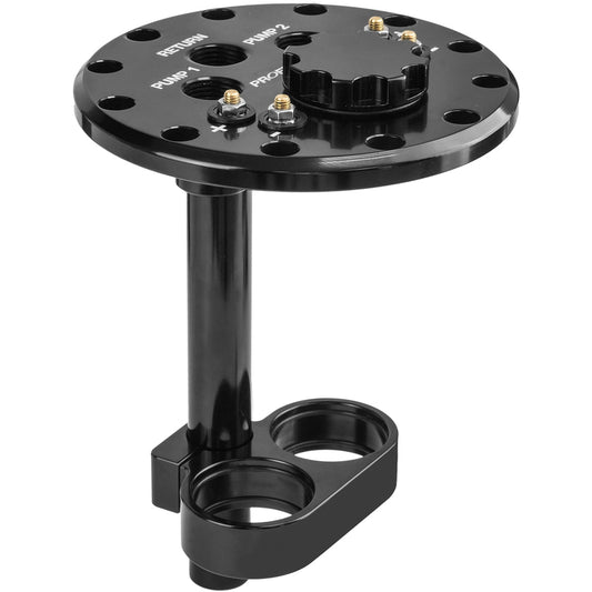 Proflow Dual Fuel Pump Hanger Module, Mounts 39mm Fuel Pumps, 120.5mm PCD, Billet Aluminium, Black Anodised
Part Number:PFEFCA003