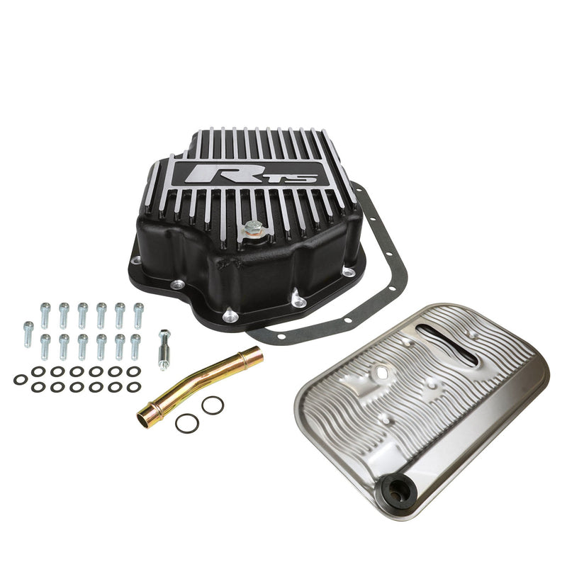 RTS Transmission Pan, Deep, Aluminium, GM, TH400, Finned, Black Powdercoat, Kit
Part Number:RTS20200